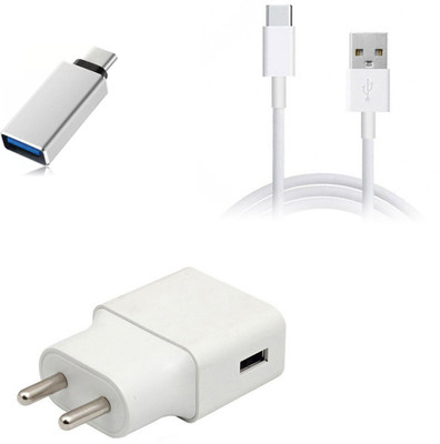 SARVIN Wall Charger Accessory Combo for OPPO A52(White)