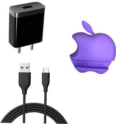 DAKRON Wall Charger Accessory Combo for OPPO A33 2020(Black)