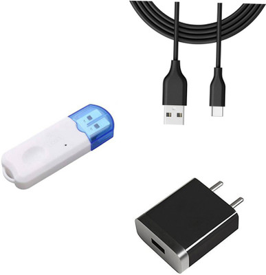 DAKRON Wall Charger Accessory Combo for Huawei P40 lite(Black)
