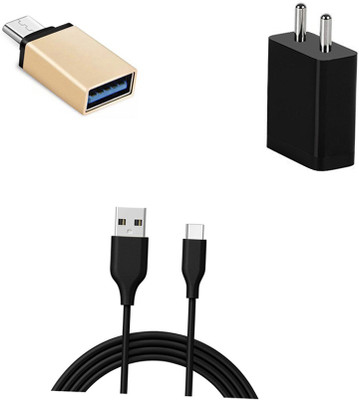 DAKRON Wall Charger Accessory Combo for LG W31(Black)