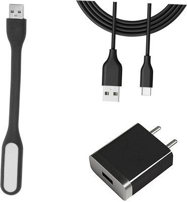 DAKRON Wall Charger Accessory Combo for LG Velvet 5G UW(Black)