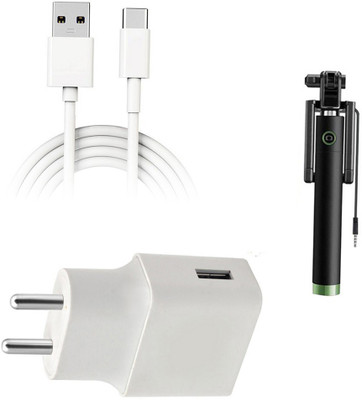 SARVIN Wall Charger Accessory Combo for OPPO A33 2020(White)