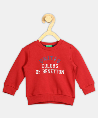 United Colors of Benetton Full Sleeve Printed Baby Boys Sweatshirt