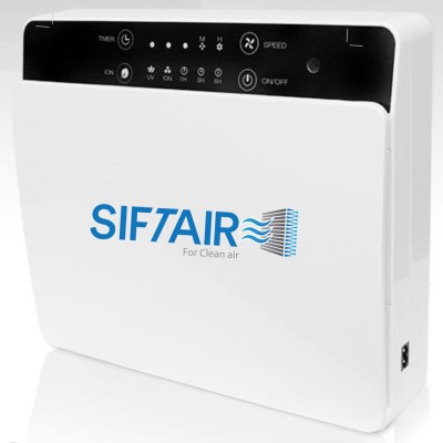 Siftair 6 stage medical grade air purifier Portable Room Air Purifier(White)