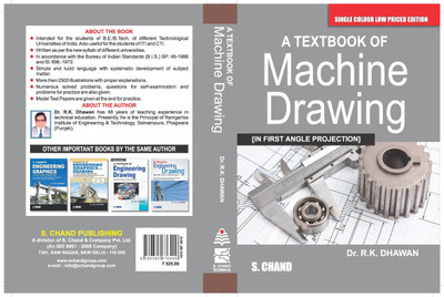 A Textbook of Machine Drawing(English, Paperback, Dhawan R.K.)