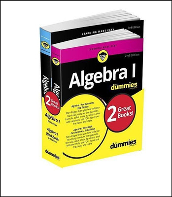 Algebra I For Dummies Book + Workbook Bundle(English, Paperback, Sterling Mary Jane)