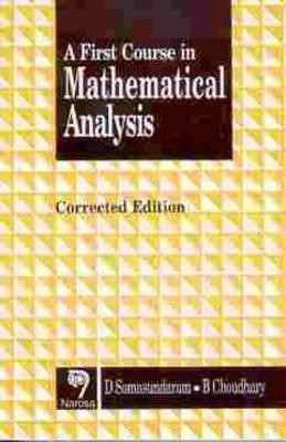 A First Course in Mathematical Analysis(English, Paperback, Somasundaram D.)