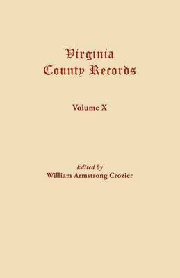 Virginia County Records. Volume X(English, Paperback, unknown)