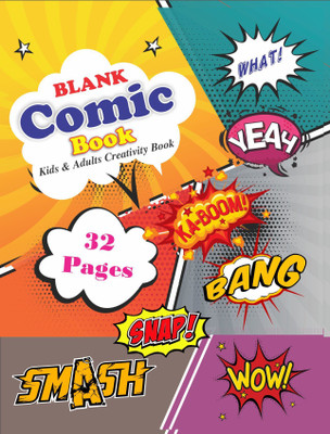 Blank Comic Book For Kids : Create Your Own Comics With This Comic Book Journal Notebook: Large Big 8.5" x 11" Cartoon / Comic Book With Lots of Templates (Blank Comic Books)(Paperback, Askprints)