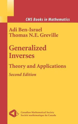 Generalized Inverses(English, Hardcover, Ben-Israel Adi)