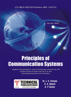 Principles of Communication Systems for BE VTU Course 18 OBE & CBCS (V- ECE -18EC53)(Paperback, Dr. J. S. Chitode, U. A. Bakshi, A. P. Godse)