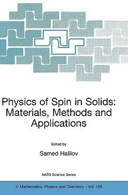 Physics of Spin in Solids: Materials, Methods and Applications(English, Hardcover, unknown)
