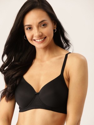 Dressberry Women T-Shirt Lightly Padded Bra(Black)