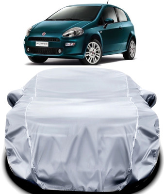 KULTEX Car Cover For Fiat Grande Punto (With Mirror Pockets)(Silver)