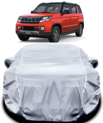 ANTIRO Car Cover For Mahindra TUV300 (With Mirror Pockets)(Silver)