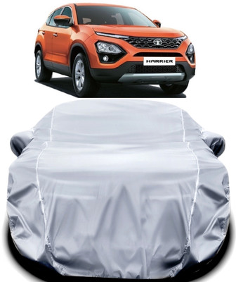 WAKLANE Car Cover For Tata Harrier (With Mirror Pockets)(Silver)