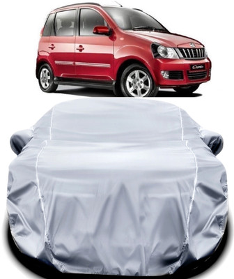 MAVENS Car Cover For Mahindra Quanto (With Mirror Pockets)(Silver)
