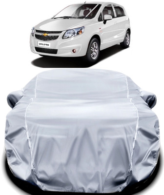 WAKLANE Car Cover For Chevrolet Sail UVA (With Mirror Pockets)(Silver)