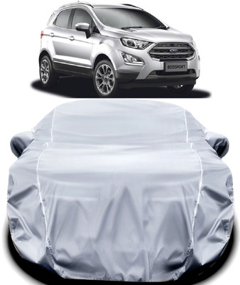 MAVENS Car Cover For Ford Ecosport (With Mirror Pockets)(Silver)