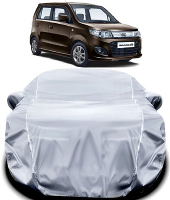 ANOXE Car Cover For Maruti Suzuki Wagon R 1.0 (With Mirror Pockets)(Silver)