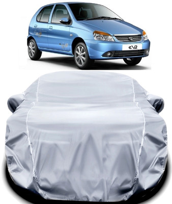 V VINTON Car Cover For Tata Indica eV2 (With Mirror Pockets)(Silver)