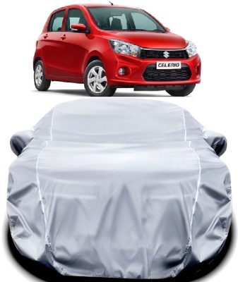 ANOXE Car Cover For Maruti Suzuki Celerio (With Mirror Pockets)(Silver)