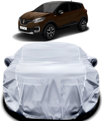 WAKLANE Car Cover For Renault Captur (With Mirror Pockets)(Silver)