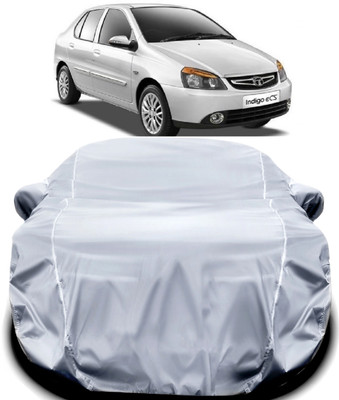 V VINTON Car Cover For Tata Indigo eCS (With Mirror Pockets)(Silver)