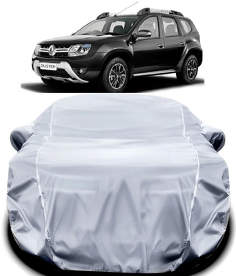 ANOXE Car Cover For Renault Duster (With Mirror Pockets)(Silver)
