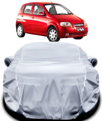 MAVENS Car Cover For Chevrolet UVA (With Mirror Pockets)(Silver)