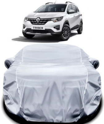 WAKLANE Car Cover For Renault Triber (With Mirror Pockets)(Silver)