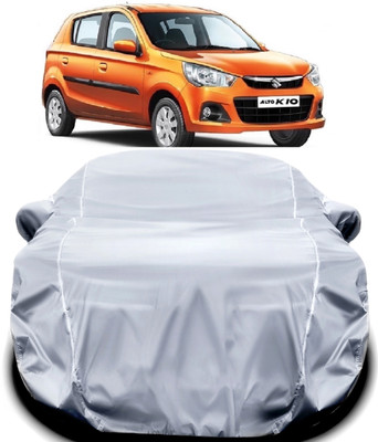 ANOXE Car Cover For Maruti Suzuki Alto K10 (With Mirror Pockets)(Silver)