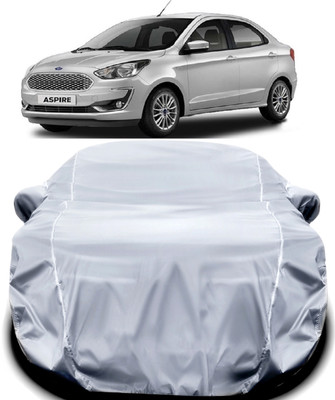 KULTEX Car Cover For Ford Aspire (With Mirror Pockets)(Silver)