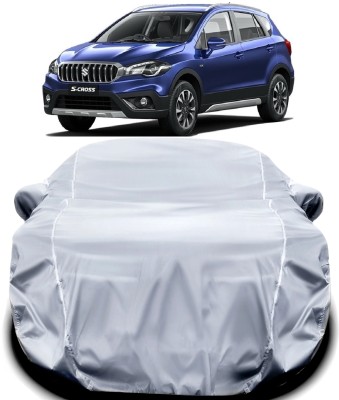 ANOXE Car Cover For Maruti Suzuki S-Cross (With Mirror Pockets)(Silver)