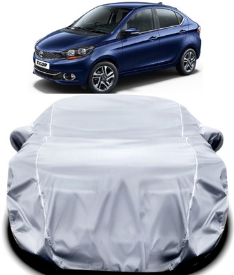 V VINTON Car Cover For Tata Tigor (With Mirror Pockets)(Silver)