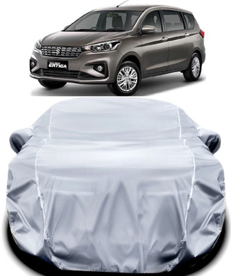 V VINTON Car Cover For Maruti Suzuki Ertiga (With Mirror Pockets)(Silver)