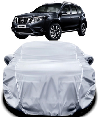 MAVENS Car Cover For Nissan Terrano (With Mirror Pockets)(Silver)
