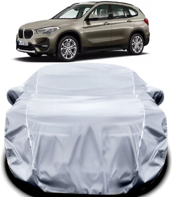 MAVENS Car Cover For BMW X1 (With Mirror Pockets)(Silver)