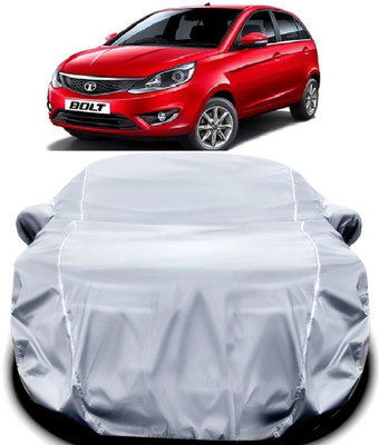 ANOXE Car Cover For Tata Bolt (With Mirror Pockets)(Silver)