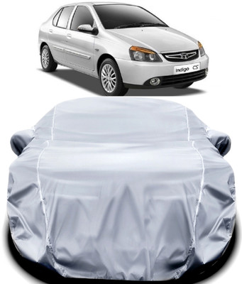 WAKLANE Car Cover For Tata Indigo CS (With Mirror Pockets)(Silver)