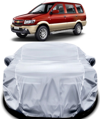 WAKLANE Car Cover For Chevrolet Tavera (With Mirror Pockets)(Silver)