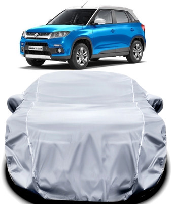 ANOXE Car Cover For Maruti Suzuki Vitara Brezza (With Mirror Pockets)(Silver)