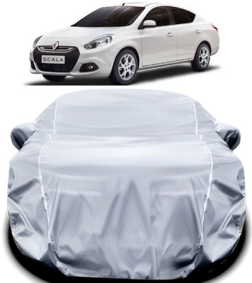 WAKLANE Car Cover For Renault Scala (With Mirror Pockets)(Silver)