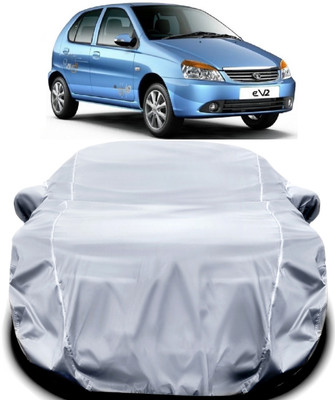 MAVENS Car Cover For Tata Indica V2 (With Mirror Pockets)(Silver)