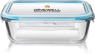 Dinewell Glass Utility Container  - 370 ml(Clear)