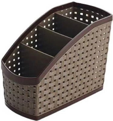 Bekner Empty Cutlery Box Case(Grey  Holds 24 Pieces)