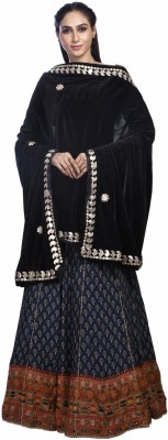 Traditions Bazaar Velvet Embroidered Women Dupatta