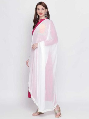 LERELIABLE Chiffon Solid Women Dupatta