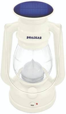 Eye Bhaskar Hi Bright LED 1st Step Night Lamp Solar Rechargeable Lantern Emergency Light  (White)