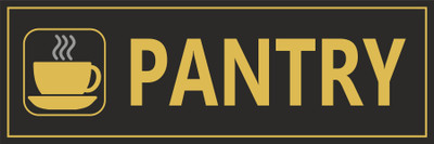 CREATIVE ADVERTISERS Pantry Emergency Sign